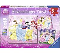 Disney Princess Ravensburger Puzzle, Pack de 3 x 49 Piezas 09277 2