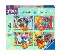 Ravensburger Disney Stitch Jigsaw Puzzles for Kids Age 3 Years Up - 4 in a Box (