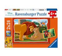 Ravensburger Disney The Lion King 2x 24 Piezas Puzle Rompecabezas Story Juego