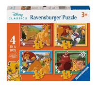 Ravensburger Disney The Lion King 4 IN una Caja 12 16 20 & 24 Piezas