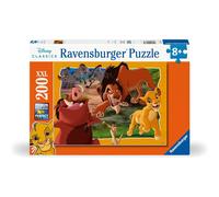 Ravensburger Disney The Lion King: Hakuna matata 200 piezas XXL rompecabezas rompecabezas para nios: la actividad sin pantalla aumenta la concentrac