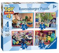 Ravensburger-6833 Ravensburger Disney Toy Story 4, Caja de 4 Pulgadas (12, 16, 20, 24 Piezas) Rompecabezas para niños a Partir de 3 años, Multicolor, 0 (6833)