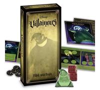Ravensburger Disney Villainous Filled with Fright - Juego de mesa de estrategia - Únete a Oogie Boogie, Lock, Jack Skellington y más - Línea galardonada - A partir de 10 años