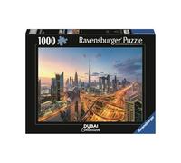 Ravensburger Dubai Skyline - Rompecabezas de 1000 piezas para adultos, cartón de alta calidad, impresionante paisaje urbano de Dubái, piezas de ajuste perfecto, construyen enfoque, relajación, regalo