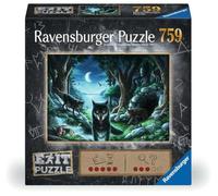 Ravensburger- Puzzle de 759 Piezas de Lobo Exit - entusiastas a Partir de 12 años Wolf, Color 1. (15028)