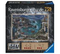 Ravensburger EXIT Puzzle 17365 The Fishing Village 759 Pieces Puzzle for Adults