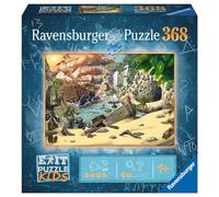 Ravensburger Exit Puzzle Kids, 12954 The Pirate Adventure, Rompecabezas de 368 Piezas para niños a Partir de 9 años, Rompecabezas para niños