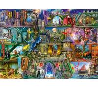 Ravensburger- Fantasy & Fairy Tale Puzle para Adultos de 1000 Piezas, Mitos & Legends, Multicolor, Talla única (12000089)