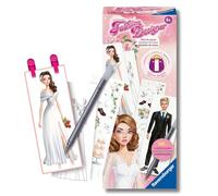 Ravensburger - Fashion Designer Book | Diseña La Moda con Más De 100 Combinaciones | Juego Niña 6 Años O Más | Manualidades Niñas Vestidos de Novia | Regalos Niña 6 Años O Más