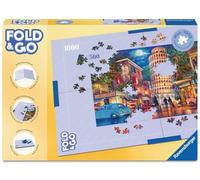 Ravensburger - Fold & Go | Bandeja Plegable para Puzzles hasta 1000 Piezas | Bandeja plegable para montar y guardar puzzles de hasta 1000 piezas. Superficie estable y fácil de transportar y almacenar.