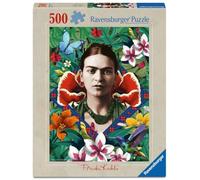 Ravensburger - Frida Kahlo: Blooming Fantasy 500 Piezas | Puzzle 500 Piezas Adultos | Rompecabezas Adultos | Mide 49x36cm | Ideas Regalo