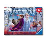 Ravensburger - Frozen 2, Puzzle niños 3 años, 2 Puzzles de 12 Piezas Cada uno