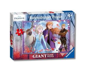 Ravensburger - Frozen 2, Puzzle niños 4 años, Puzzle Educativo Giant Floor 60 Piezas