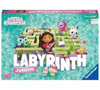 Ravensburger - Gabby's Dollhouse Junior Labyrinth, Juego Laberinto, Juego de Mesa, La Casa de Las Muñecas, Juegos niños +4 años, versión español