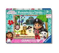 Ravensburger - Gabby's Dollhouse, Puzzle niños 3 años, Puzzle Educativo Giant Floor 24 Piezas