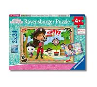 Ravensburger - Gabby's Dollhouse, Puzzle niños 4 años, 2 Puzzles de 24 Piezas.