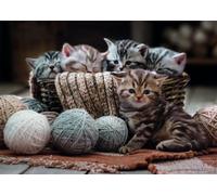 Ravensburger- Gatos Puzzle para Adultos, 1500 pièces, 84 x 60 cm (12000939)