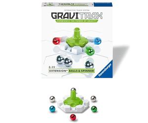 Ravensburger - Gravitrax Balls & Spinner | Circuito Canicas con 2 Piezas | Rompecabezas Niños con Canicas | Juegos para Niños De 8 Años | Juegos Mesa Compatibles con Todos Los Gravitrax