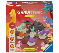 Ravensburger GraviTrax Junior Extension Dino 24587, Pista de Bolas a Partir de 3 años, Pista de mármol y Juguete de construcción para niños, Regalo de Dinosaurio para niños y niñas