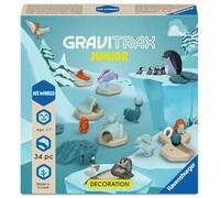 Ravensburger GraviTrax Junior Extension Ice 23748 - Pista de canicas principalmente de materias primas renovables con Mundos temáticos, Juguetes educativos y Juguetes de construcción para niños y