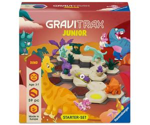 Ravensburger GraviTrax Junior Starter-Set S Dino 12020003 - Kugelbahn ab 3 Jahre