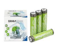 Ravensburger GraviTrax Power Lever, extensión Pista, 8+ años, & Pilas AAA Recargables Amazon Basics 4 unid, 850mAh