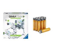 Ravensburger GraviTrax Power Starter Set, Pista canicas, 8+ años, & Pilas AAA Alcalinas Amazon Basics 12 Unidades, 10 años