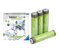 Ravensburger GraviTrax Power Starter Set, Pista canicas, 8+ años, & Pilas AAA Recargables Amazon Basics 4 unid, 850mAh