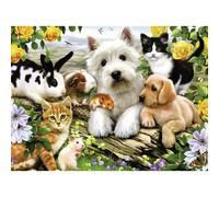 Ravensburger Happy Animal Buddies | Rompecabezas infantil de 300 piezas | Piezas nicas | Juguete divertido y educativo