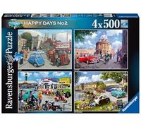 Ravensburger Happy Days Collection No.2 Days out 4X 500 Piece Jigsaw Puzzle for Adults and Kids Age 10 Years and Up