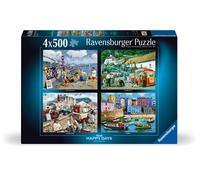 Ravensburger Happy Days No. 8 Holidays - 4x 500 Piece Jigsaw Puzzles for Adults