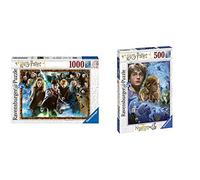 Ravensburger Harry Potter Puzzle para Adultos, Multicolor, 1000 Piezas (15171) + 14821 Harry Potter in Hogwarts, Multicolor, 500 Piezas (14821)