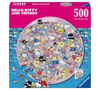 Ravensburger Hello Kitty & Friends Circular 500 Rompecabezas de Piezas Edad
