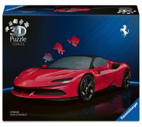 Ravensburger - Puzzle 3D Adultos Ferrari SF90 Stradale | Puzzles 3D para Adultos | Maquetas para Montar De 108 Piezas | Regalo Adulto | Idea Regalo