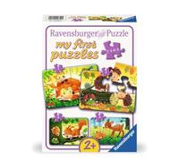 Ravensburger Infantil 12000854 Familias de Animales pequeños - Puzzle de 2,4,6,8 Piezas, para niños a Partir de 2 años