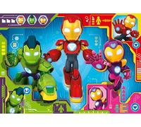Ravensburger - Iron Man, Puzzle niños 3 años, Puzzle Educativo Giant Floor 24 Piezas