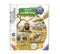 Ravensburger Italia 00631 00631 Libro tiptoi Animales de Africa, Colores Surtidos