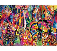 Ravensburger Jeweled Jungle - Rompecabezas de 500 piezas de gran formato para adultos