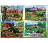 Ravensburger John Deere Classic 500 Pieces Gran formato Rompecabezas para adultos - 16837 - Cada pieza es una tecnologa SoftClick nica significa pi