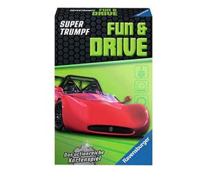 Ravensburger Juego de Cartas Infantiles 20699, Juego de Cartas Supertrumpf Fun and Drive, Quartett y Trump, para Fans de la tecnología a Partir de 7 años
