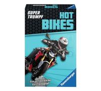 Ravensburger Juego de Cartas Super Trump Hot Bikes, 20693, Cuarteto y Trump Juego para Aficionados a la tecnología a Partir de 7 años