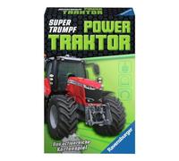 Ravensburger Juego de Cartas Supertrumpf Power Tractor 20689, cuarteto y Juego de Triunfo para los fanáticos de la tecnología a Partir de 7 años