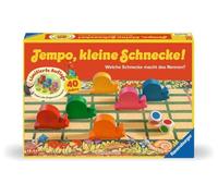 Ravensburger Juego de niños 23034 - Caracol pequeño 40 años de Aniversario, Popular Carrera de Caracol con Premio Adicional, Juego de Mesa para niñas y niños, 2-6 Jugadores, a Partir de 3 años