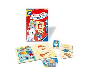 Ravensburger - Juego Educativo - ¿Cómo me Visto? - Observación, manipulación, lenguaje - Desarrollo de la autonomía - Rompecabezas de la Primera Infancia - A Partir de los 2 años - 24031