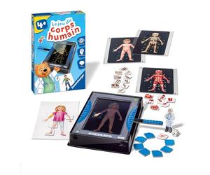 Ravensburger - Juego Educativo - El Juego del Cuerpo Humano - Descubrimiento Progresivo de la biología Humana - Incluye un miniset de radiología - A Partir de 4 años - 24116