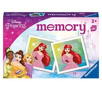 Ravensburger - Juego Educativo - Memory® - Disney Princesses - Un Primer Juego Educativo Que combina observación, asociación y memorización - A Partir de 3 años - 20978