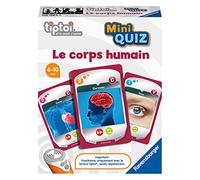 Ravensburger - Juego Interactivo tiptoi® Mini Quiz - El Cuerpo Humano - Juegos electrónicos educativos sin Pantalla en francés - Niños a Partir de 6 años - 00 084