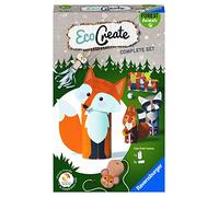 Ravensburger - EcoCreate Mini: Animales, Manualidades Niños 6 Años o Más, Kit Manualidades, Juego Educativo, Regalo Niños 6 Años, Reciclaje Creativo con Ideas Manualidades