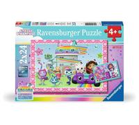 Ravensburger - Puzzles Gabby's Dollhouse Pack De 2 | Puzzle 4 Años O Más | 2 Puzles Niños 4 Años De 24 Piezas | Rompecabezas Niños De 26,5 X 18 Cm | Ravensburger Puzzle