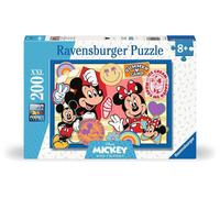 Ravensburger – Puzzle XXL Disney Mickey y Minnie – 200 piezas – 49 x 36 cm – 8 años o más